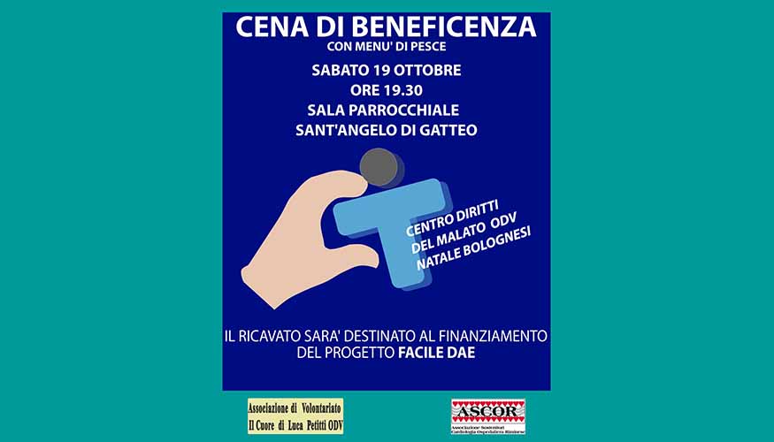 Cena di beneficenza per il progetto Facile Dae