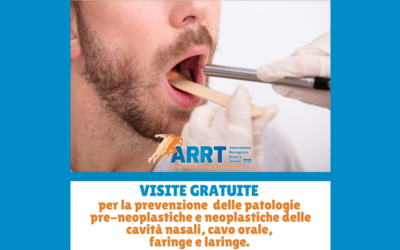 Visita gratuita per prevenzione di patologie maligne di cavo orale, faringe e laringe