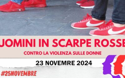 Uomini in scarpe rosse