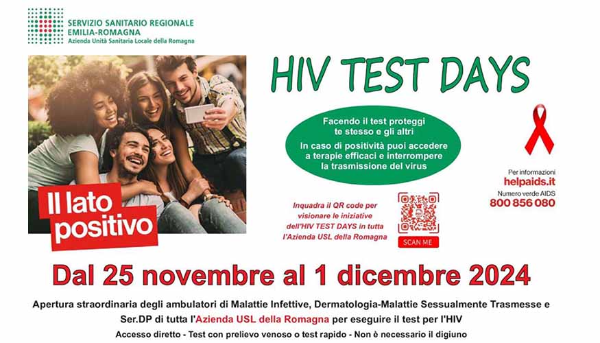 Hiv test day in Romagna
