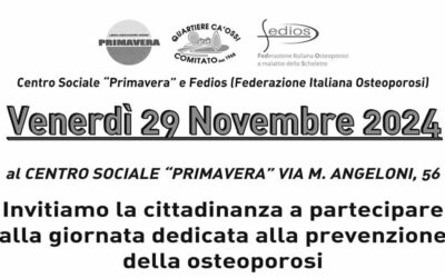Prevenzione osteoporosi