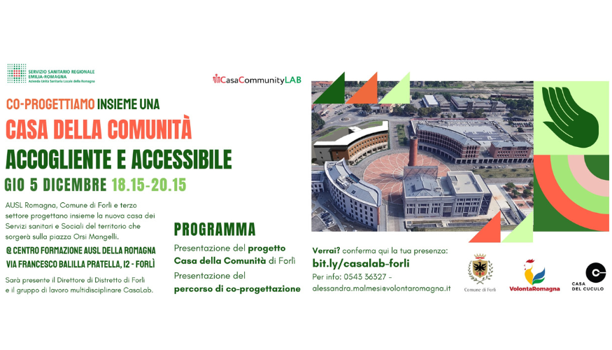 Casa della Comunità accogliente e accessibile