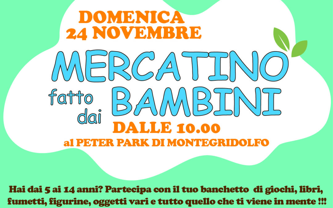 Mercatino dei bambini