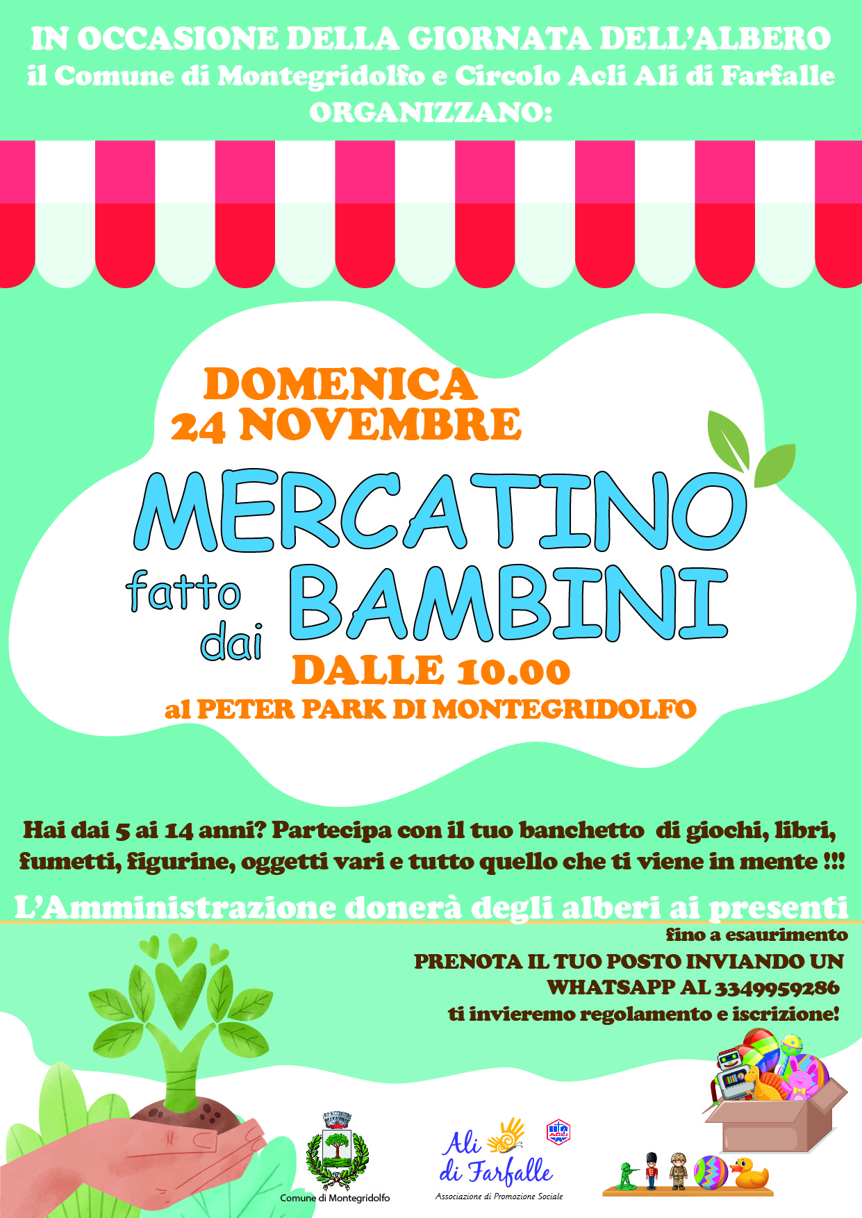 Locandina Mercatino dei bambini