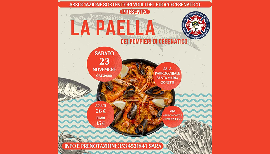 Paella dei pompieri di Cesenatico