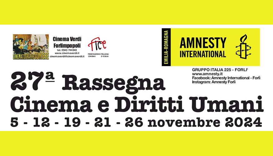 Cinema e diritti umani – novembre 2024