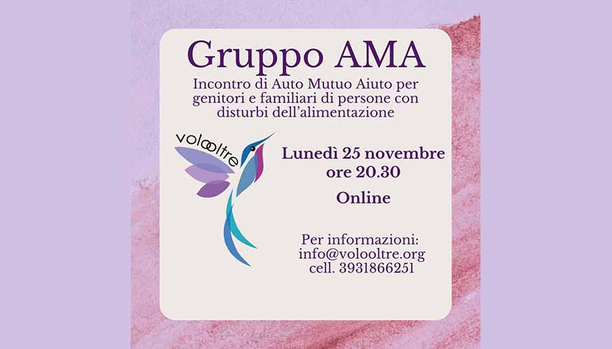 Gruppo AMA per disturbi dell’alimentazione