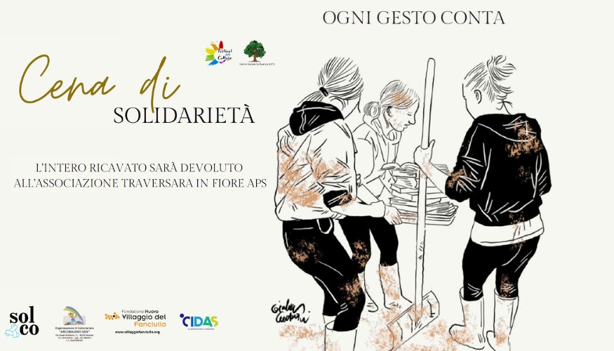 Ogni gesto conta – cena solidale
