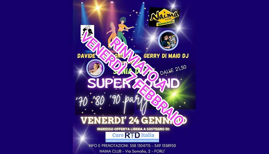 Super Sound ’70 ’80 ’90 party