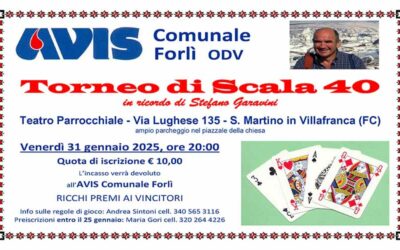 Torneo Scala 40 per Avis comunale Forlì