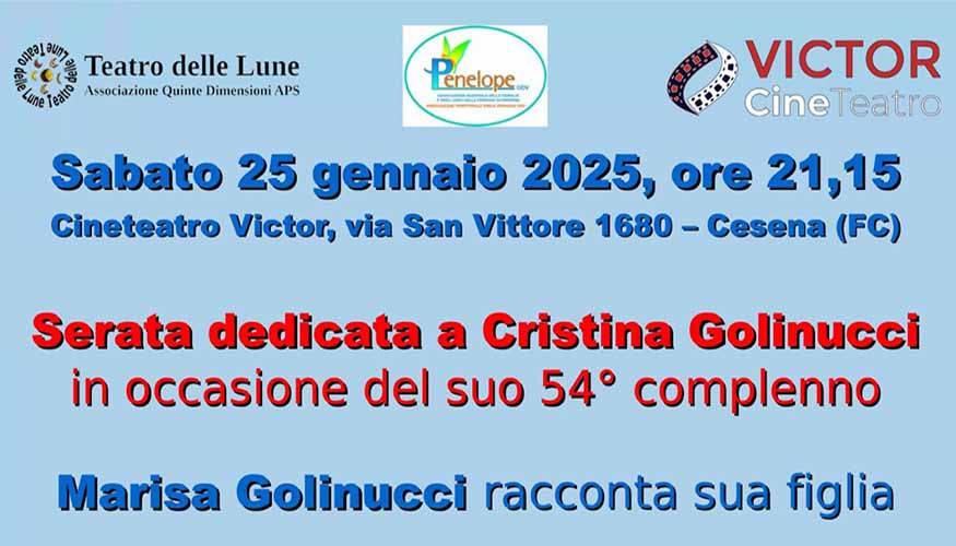 Cristina Golinucci – Spettacolo