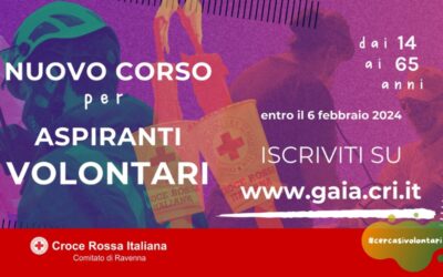 Croce rossa cerca e forma nuove risorse