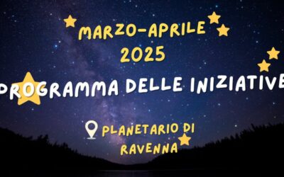 Marzo e aprile al Planetario