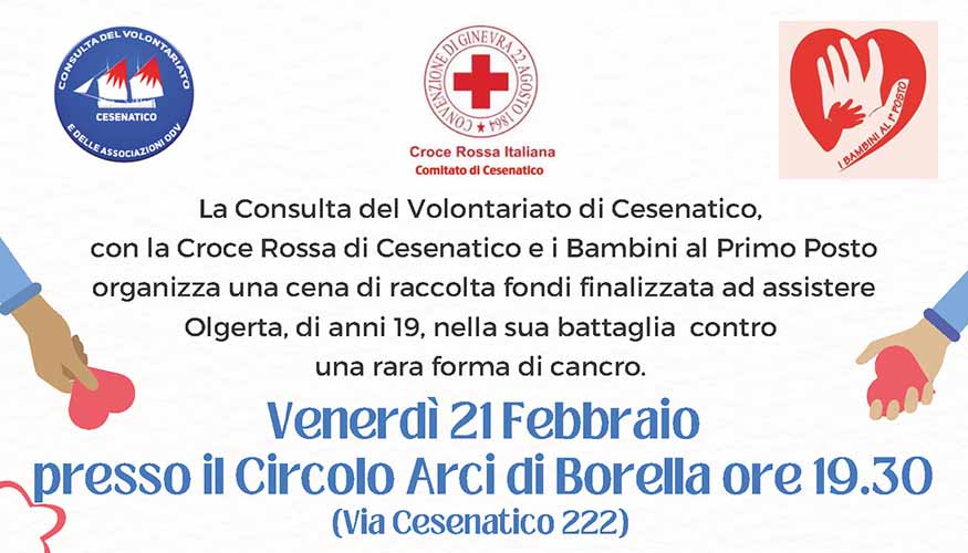 Cena di raccolta fondi per Olgerta