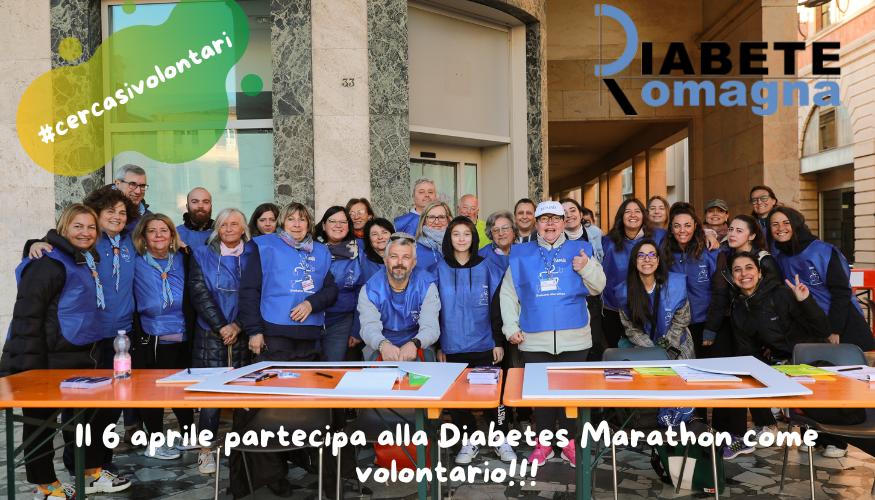 Partecipa alla Diabetes Marathon come volontario!!!