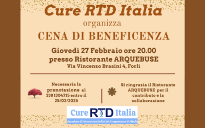 Cure RTD Italia cena all’Arquebuse