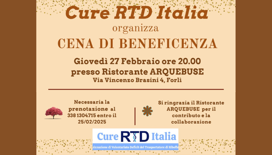 Cure RTD Italia cena all’Arquebuse