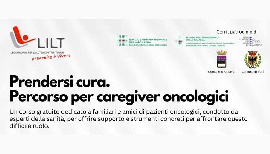 Prendersi cura, corso gratuito per i caregiver oncologici