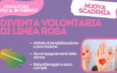 Diventa volontaria Linea Rosa