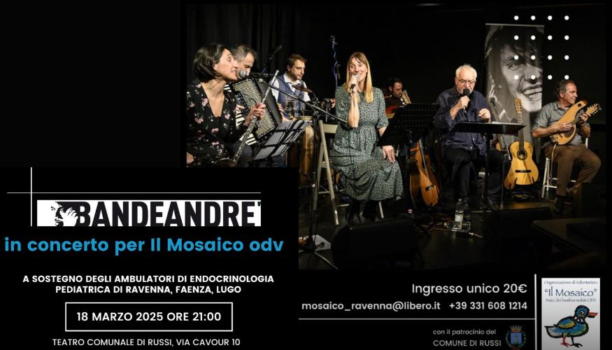 Band De André, il concerto solidale