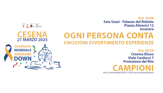 Ogni persona conta: 21 marzo Giornata mondiale della sindrome di Down