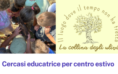 Cercasi educatrice per centro estivo