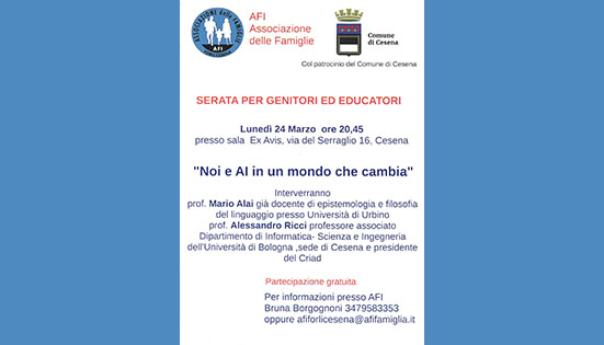 Noi e AI in un mondo che cambia