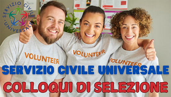 Colloqui di selezione – Bando Servizio Civile Universale – anno 2026