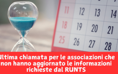 Scadenza il 31 marzo per gli Ets che non hanno aggiornato il Runts