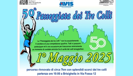 50a passeggiata dei Tre Colli