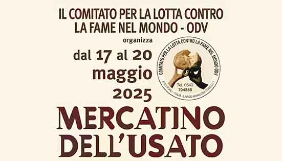 Mercatino dell’usato maggio 2025