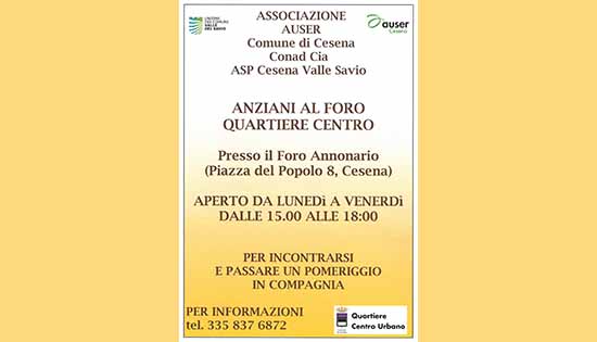 Anziani al Foro – Quartiere centro