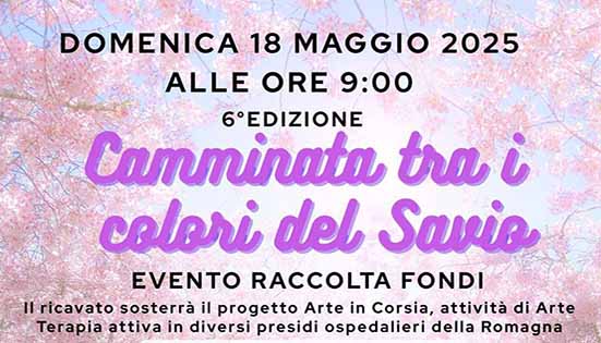 Camminata tra i colori del Savio 2025