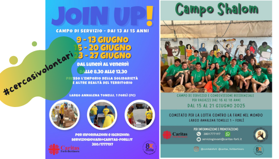 Campo Join up e Shalom