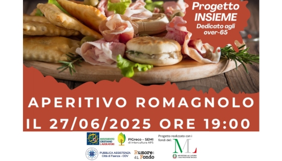 Aperitivo romagnolo contro le solitudini