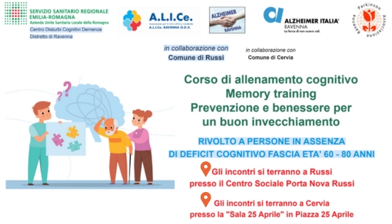 Corso di allenamento cognitivo autunno 2025