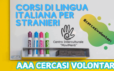 Cercasi volontari/e per corso di italiano livello base