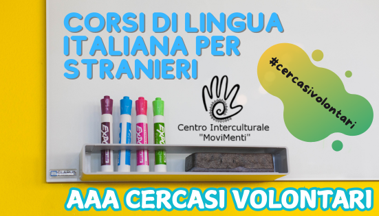 Cercasi volontari/e per corso di italiano livello base