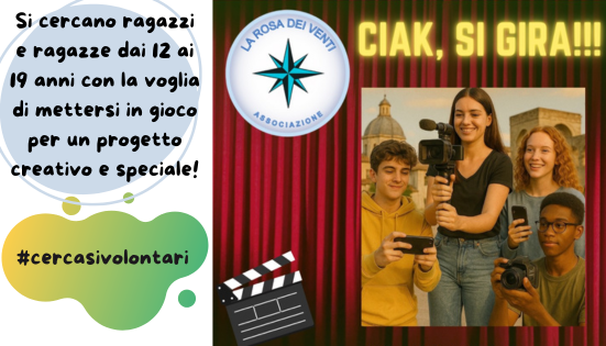 Ciak, si gira! Cercasi giovani per cortometraggio