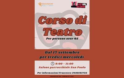 Corso teatro over 65