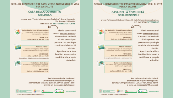 Scegli il benessere – autunno 2025