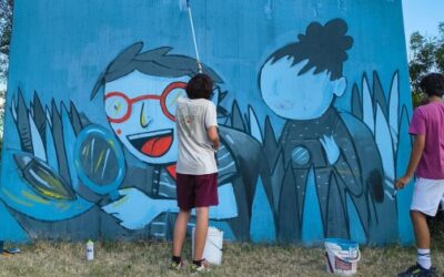 Un murales celebra la natura