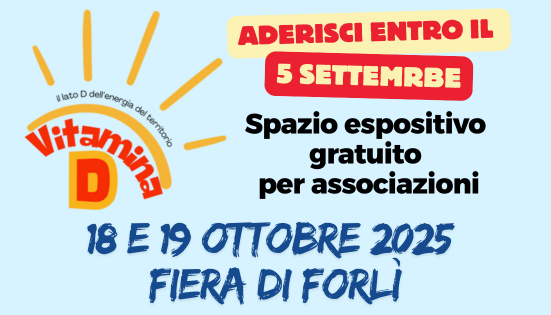 Fiera “Vitamina D” – Adesioni associazioni