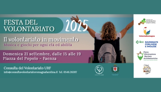 Festa del volontariato in movimento a Faenza