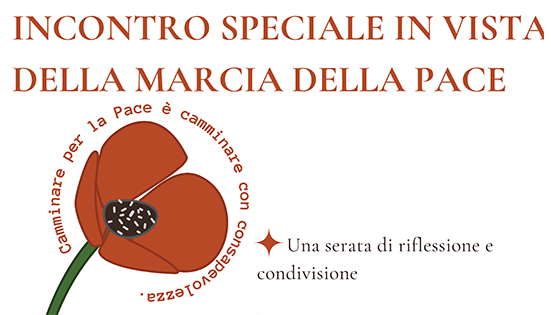 Verso la Marcia della Pace: un incontro per riflettere e agire