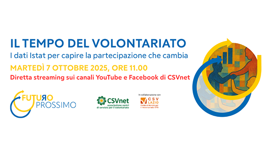Il tempo del volontariato. I dati Istat per capire la partecipazione che cambia