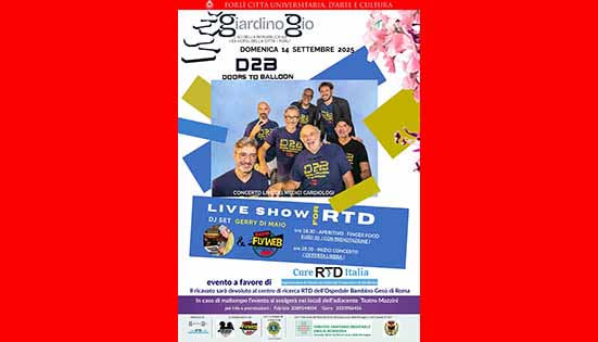 Live show per Cure RTD