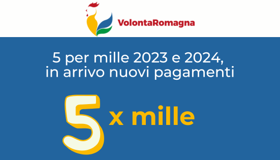 5 per mille 2023 e 2024, in arrivo nuovi pagamenti