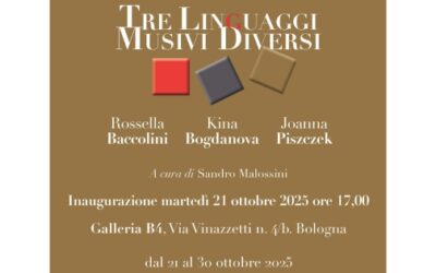Mosaico contemporaneo: “Tre linguaggi musivi”