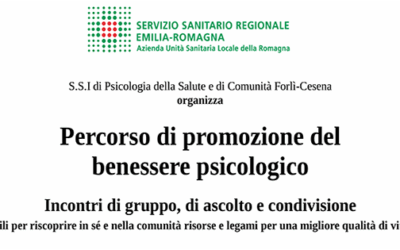 Percorso di promozione del benessere psicologico
